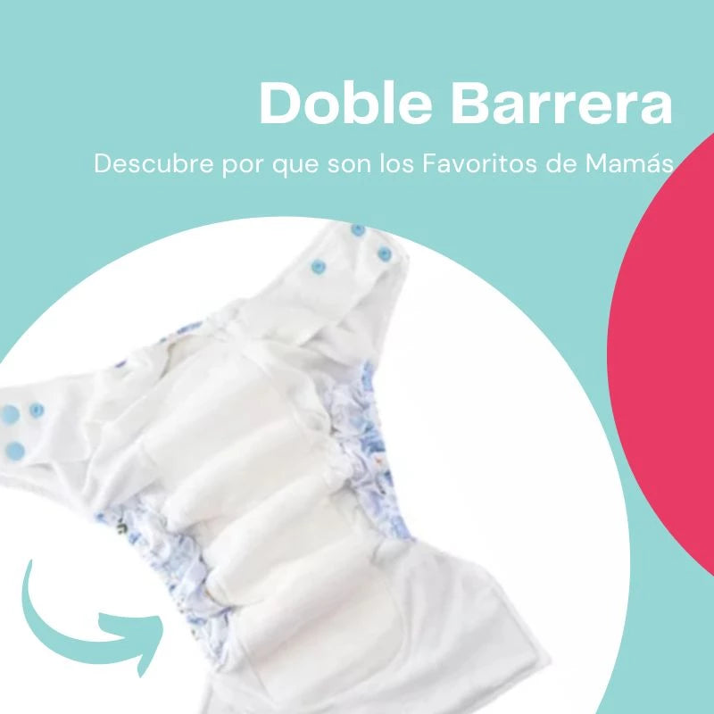 Pañal Nocturno Doble Barrera Velvet Happy Flute Mod. EF381